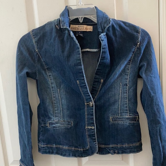 FINAL MARKDOWN AMETHYST jeans denim jacket small - Picture 1 of 3